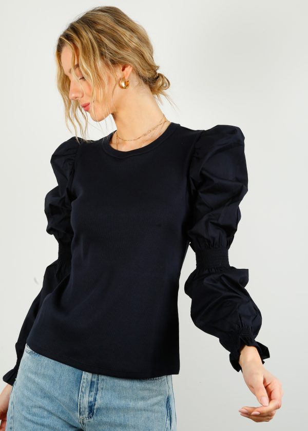 VB Fawn Top in Navy Discount