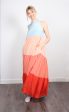 Essentiel Antwerp Bente colour-block maxi dress For Sale