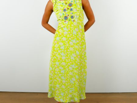 FERI Melanie Dress in Lime Combo Hot on Sale