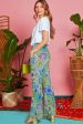 ONJENU Hannah Trousers in Ibiza Blue Online Sale