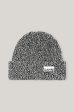 Ganni A3839 egret wool beanie hat For Sale