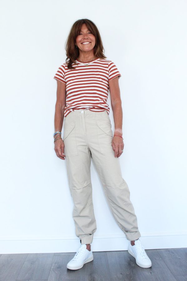 R&B Angela Field Pant in Khaki Online Sale