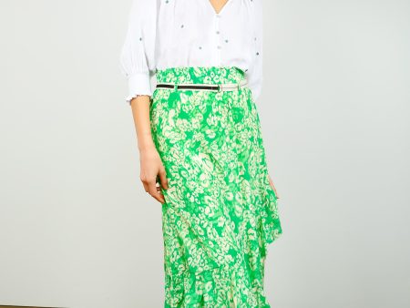 MOLIIN Bryce Skirt in Bright Green Online now