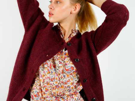 SLF Lulu Knit Cardi in Windsor Wine Supply