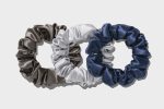 SLIP Set of 3 Large Scrunchies in Midnight Sale