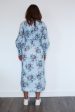 GANNI F6253 Printed Cotton Poplin Smock Dress in Heather Hot on Sale