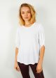 V Amelia Top in White Fashion