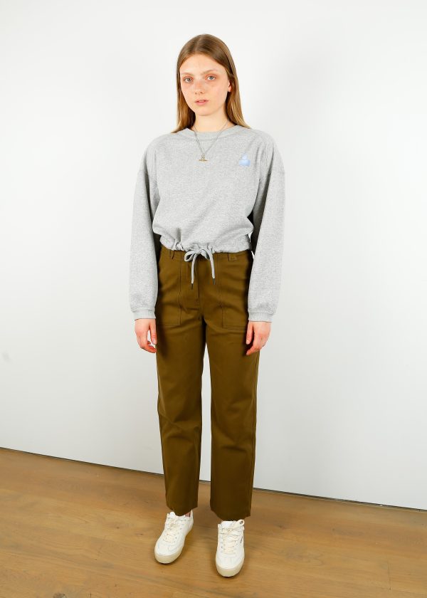 MM Ottobre Trousers in Moss Green Hot on Sale