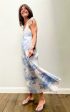 BD Tie Shoulder Maxi Tier Dress 6190  in Galaxy Tie Dye For Sale