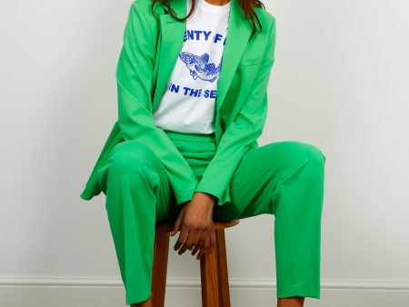 HW A8516 Jogging Trousers in Apple Green Sale