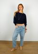 AGOLDE 90 s Crop Pant in Replica Washed Indigo Discount