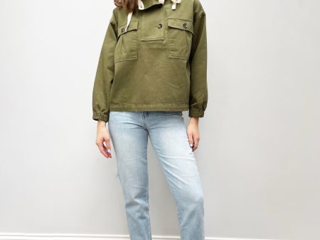 BR Lys Jacket in Army For Cheap