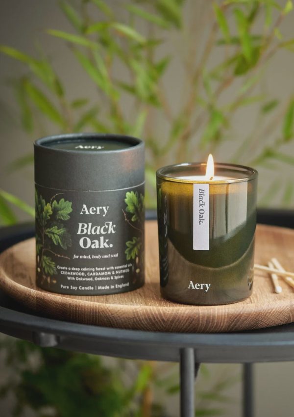 AERY Black Oak Candle Online Sale