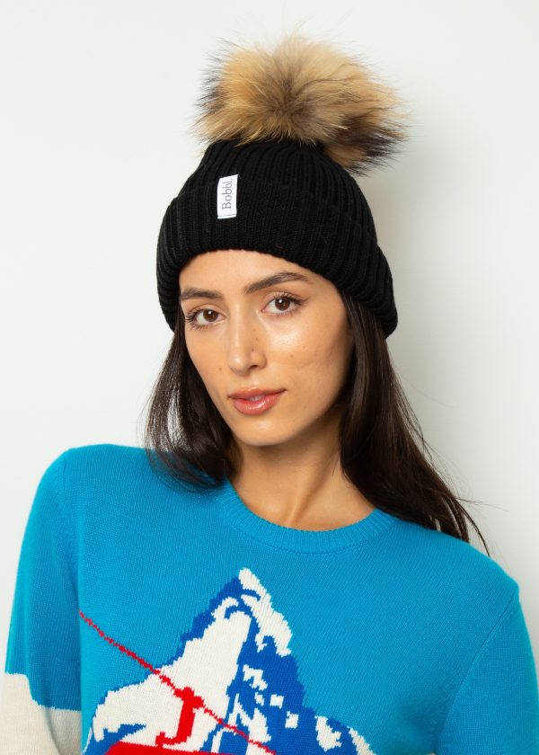 BOBBL Pom Hat in Black Online