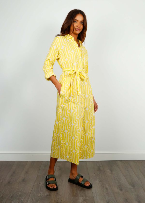 V Susan Dress in Lemon Hot on Sale