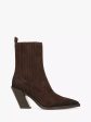 SE Mandey Boot in Suede Chocolate For Sale