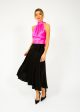 HARMUR Midi Wrap Skirt in Black For Sale