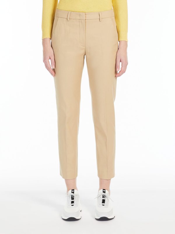 MM Vite Trousers in Beige Fashion