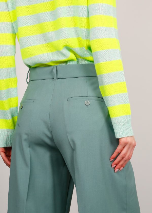 MM Visivo Trousers in Sage Green Hot on Sale