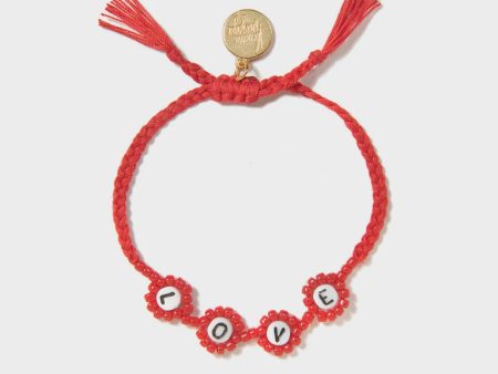 VA Daisy Dreams Love Bracelet in Red on Sale