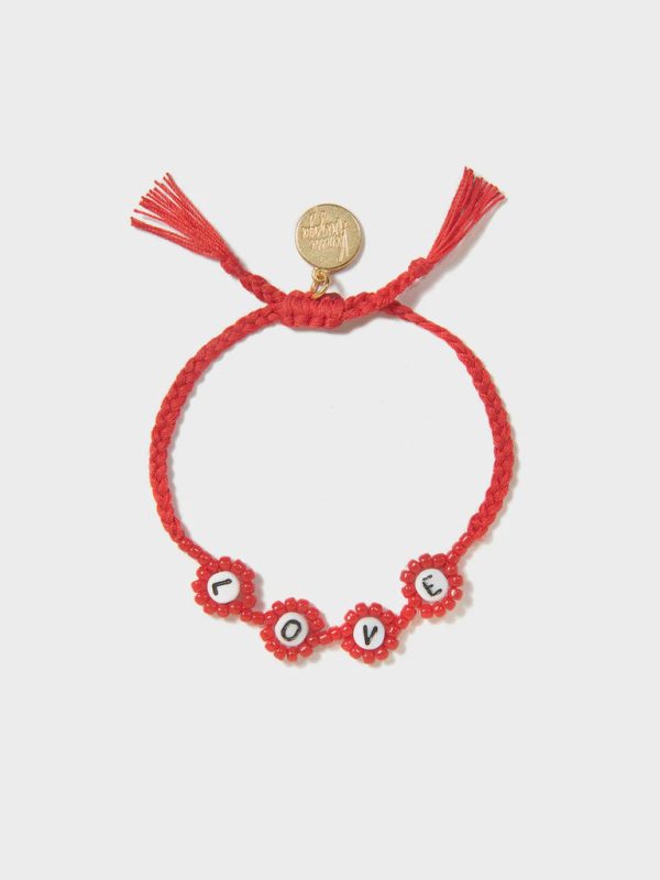 VA Daisy Dreams Love Bracelet in Red on Sale