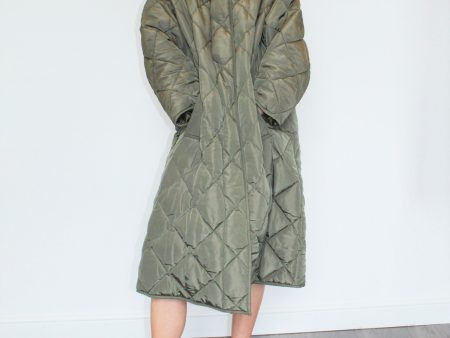 STAND Sue Coat in Army Green Fashion