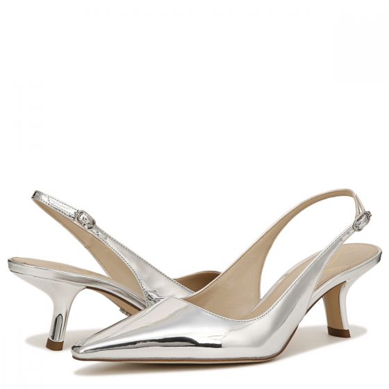 SE Bianka Sling in Metallic Soft Silver Online Hot Sale