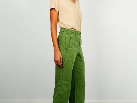 V Mya Trousers in Army Fashion