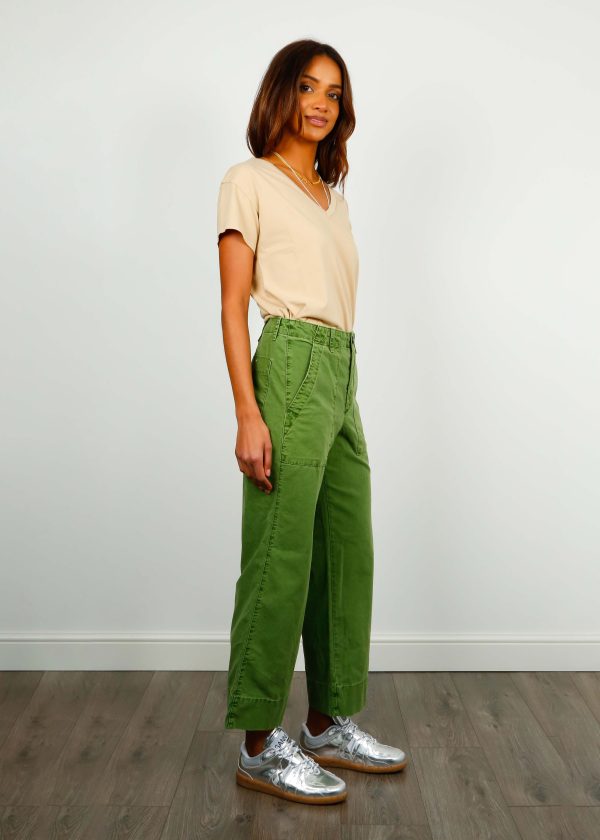 V Mya Trousers in Army Fashion