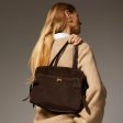 AH Wilson Suede Bag in Coffee Online Hot Sale