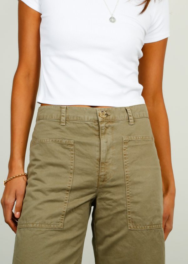 V Brylie Trousers in Gravel Cheap