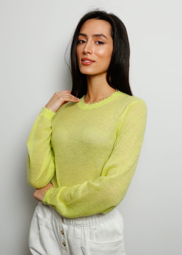 BR Rybbe Knit in Fluorine Online