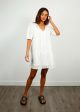 V Margaret Dress in Cream Online Sale