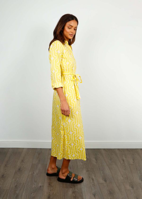 V Susan Dress in Lemon Hot on Sale