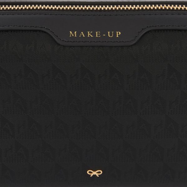 AH Small Make Up AH Logo in Black Online now