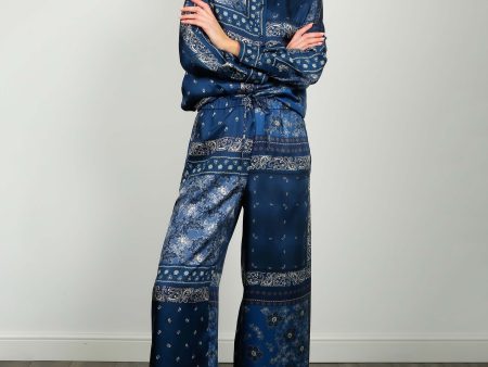 MM Pomez Silk Printed Trousers Sale