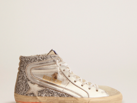 GG Slide Glitter Trainers in Gold Multi For Discount