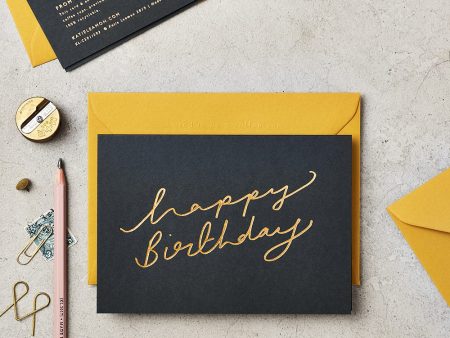 KL HBD Scroll Flint Card Hot on Sale