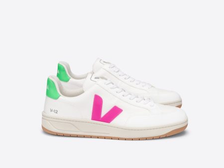 VEJA V-12 Mesh in White, Sari, Absinthe Discount