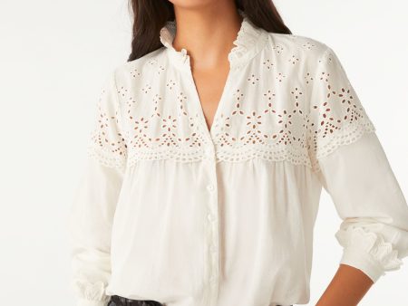 Ba&sh Sarah Shirt in Ecru Online