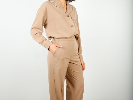 SEC.F Pi Trousers in Silver Mink Sale