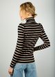 VB Cedar Turtleneck in Stripe Discount