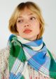 MOISMONT 686 Ombre Scarf in Apple Green Fashion