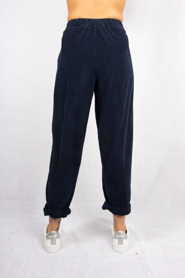 AV Padow Trousers in Navy Online Hot Sale