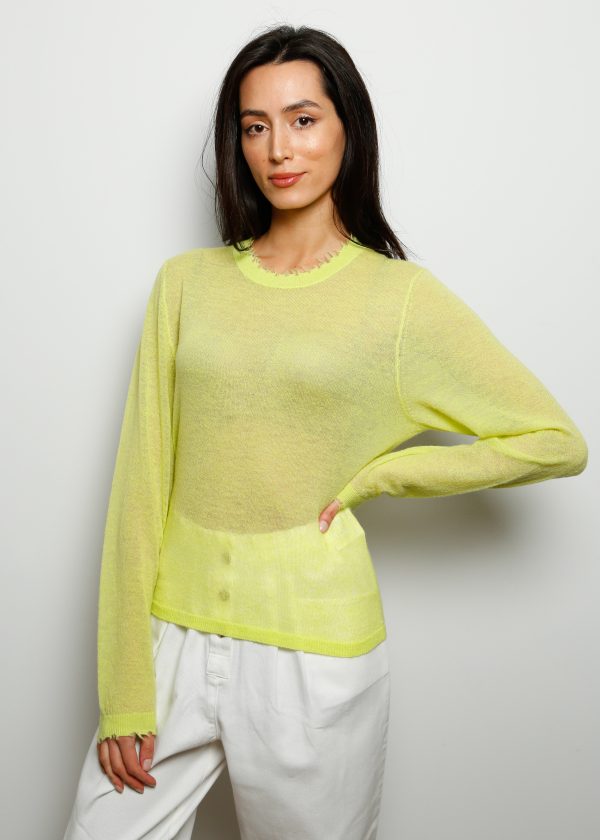 BR Rybbe Knit in Fluorine Online