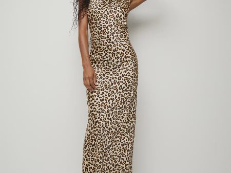 VB Kura Dress in Leopard Multi on Sale