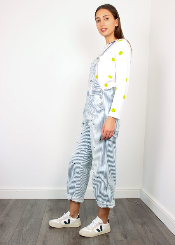 L&H Omar Dungarees in Stain Bluew  Online