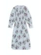 GANNI F6253 Printed Cotton Poplin Smock Dress in Heather Hot on Sale