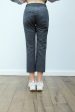 JOSEPH Tape Trousers in Graphite Online Hot Sale