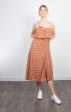 Essentiel Antwerp Baha asymmetric cinnamon dress Cheap